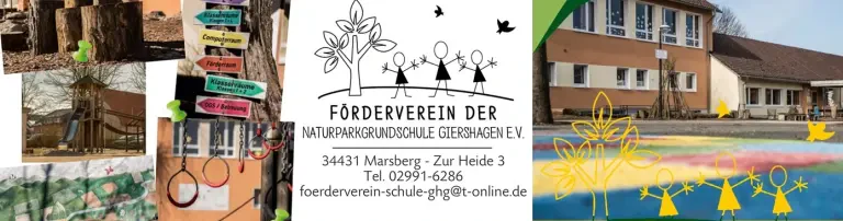 Förderverein der Naturparkgrundschule Giershagen e.V. Header