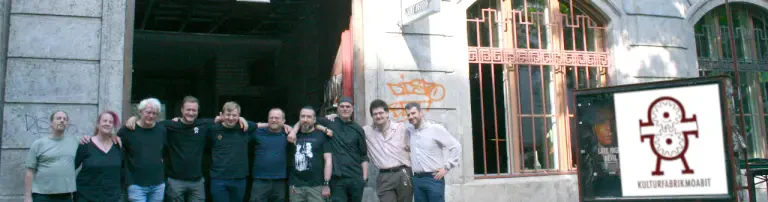 >kulturfabrik lehrter straße 35< e. V. Header