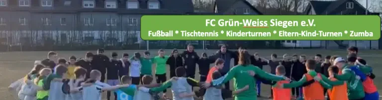 FC Grün-Weiss Siegen e.V. Header