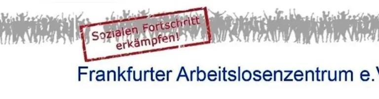 Frankfurter Arbeitslosenzentrum e.V. Header
