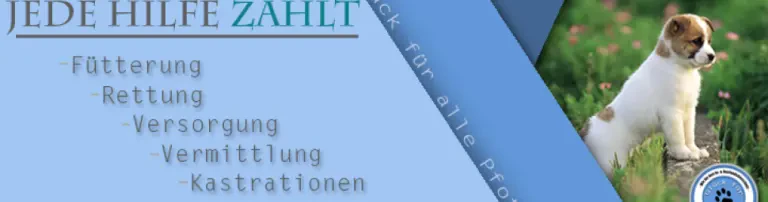 Glück für alle Pfoten e.V. Header