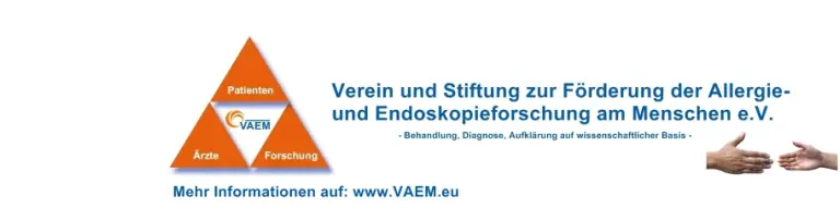 VAEM - Verein zur Förderung der Allergie- und Endoskopieforschung am Menschen e.V. Header