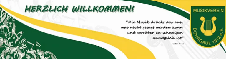 Musikverein Dohrgaul 1912 e. V. Header