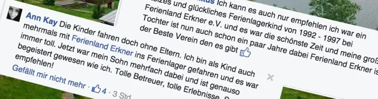Ferienland e.V. Erkner Header