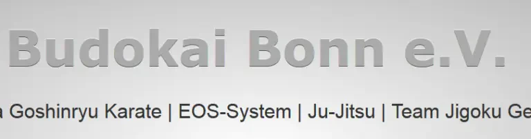 Budokai Bonn e.V. Header