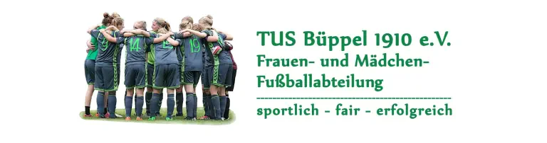 TuS Büppel 1910 e.V. - Frauen- und Mädchenfußball Header