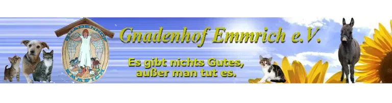 Gnadenhof Emmrich e.V. Header
