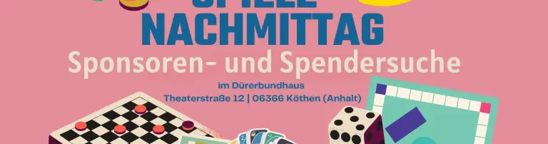 Spielenachmittage für jung und alt Header