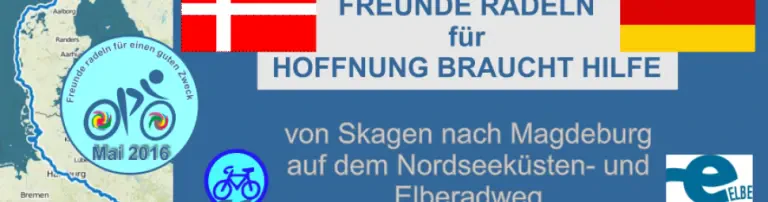 1. Benefiz-Radtour von Skagen nach Magdeburg Header