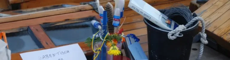 Austausch von Planken am Bug Header