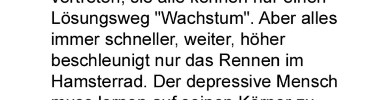Depression trifft Politik Header