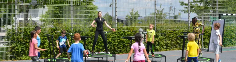 Trampoline und Seilspringen in Förderschulen Header