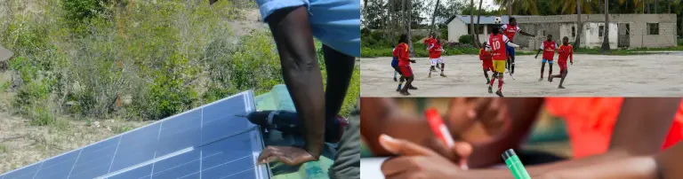 Afrika: Müllverringerung durch Hilfe zur Selbsthilfe und Völkerverständigung Header