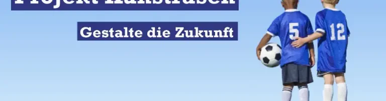 Kunstrasen - Gestalte die Zukunft Header