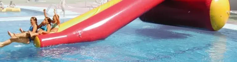 Wasserrutsche für`s Schwimmerbecken Header