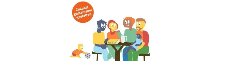 Deutschlerngruppen für Flüchtlinge & MigrantInnen Header