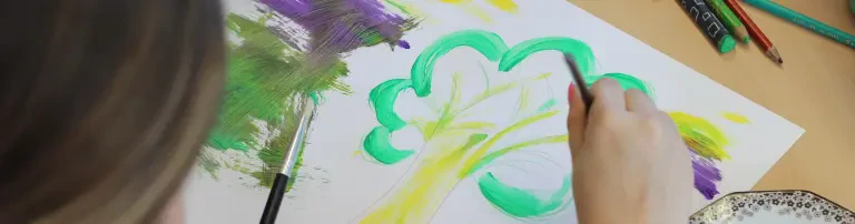 Mehr Kunsttherapie bei Wirbelwind Header